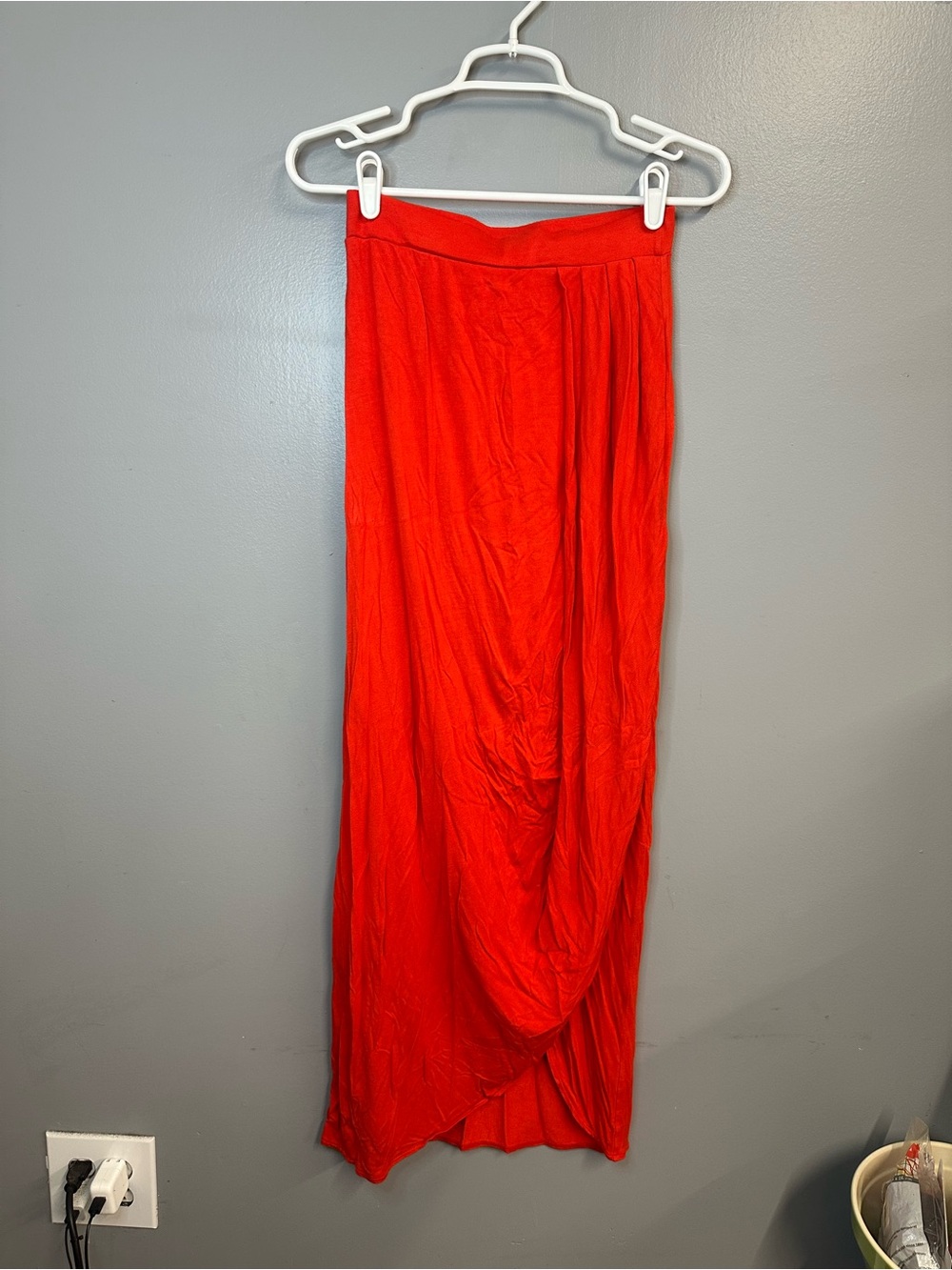 Armani exchange Red Women's Maxi Skirt - Classic Pull-On Style